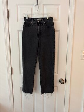 Madewell Black The Perfect Vintage Straight Jean